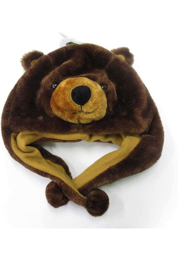 Amazon.co.jp: [DOKiDOKi] くまさん 熊 コスプレ 仮装 帽子 かぶり物